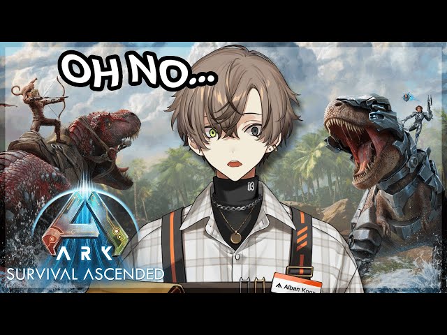 DINOSAURS PLEASE DON'T EAT ME 【ARK: SURVIVAL ASCENDED】 【NIJISANJI EN | Alban Knox】のサムネイル