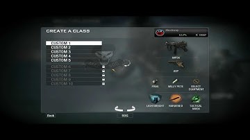 Call Of Duty: Black ops - creating a class bug !!!HELP ME!!!!