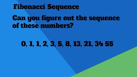Math Video Definition-Fibonacci Sequence