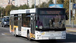 Автобус Гродно МАЗ 203.067 гос номер AI 8095-4 маршрут 30