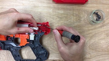 Spring Installation for Nerf Mega Cycloneshock by Orange Mod Works
