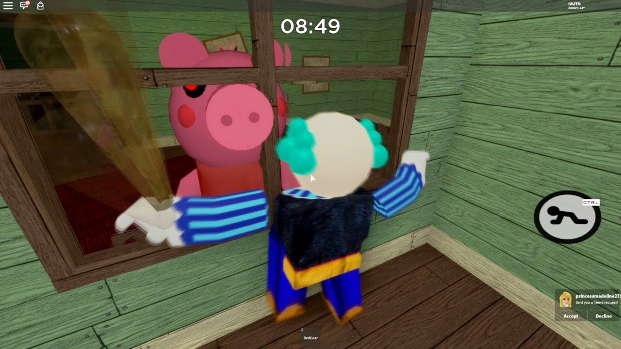 Roblox Piggy Troll Glitch Piggy Can T Jumpscare Me Youtube - glitches in roblox piggy