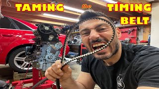 Timing Belt  Install  Audi/VW 2.0 FSI