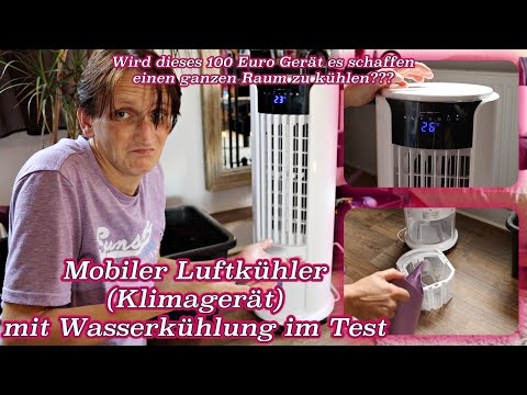 Mobiler Luftkühler (Klimagerät) mit Wasserkühlung im Test / Schafft dieses Gerät ein Raum zu kühlen? @StefCo76