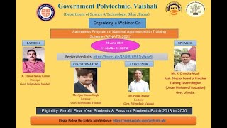 Government Polytechnic Vaishali,  Awareness Program on National Apprenticeship Training Scheme-2021