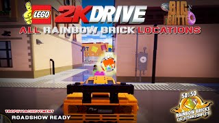 LEGO 2K DRIVE: Big Butte County (All Rainbow Brick Locations) - HTG