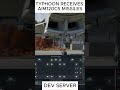 TYPHOON RECEIVES AIM120C5 MISSILES | WAR THUNDER DEV | #warthunder #gaming