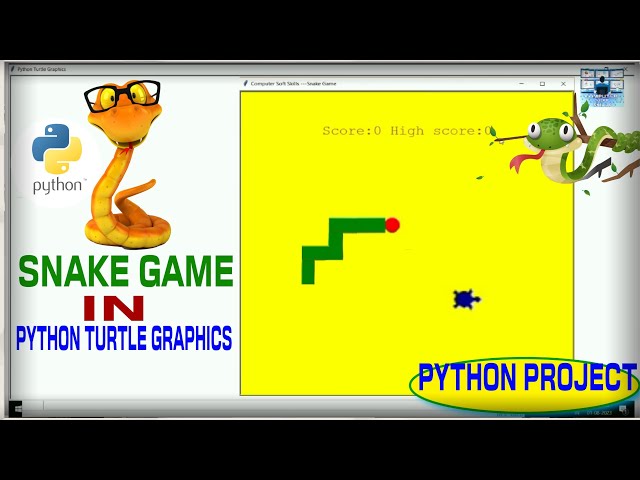 Build The Famous Snake Game With Python's Turtle Module