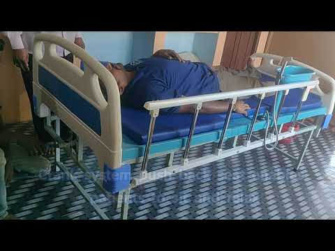 Commode Bed for patients# Hospital bed for Patients with Built-in