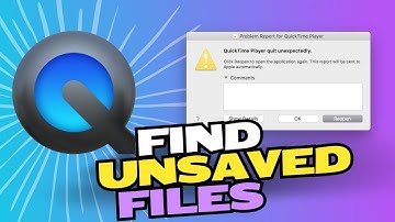 Recover Unsaved Quicktime Files #mac