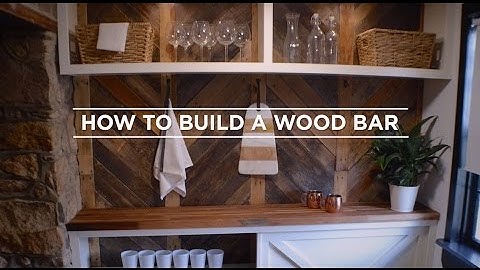 How to Build a Wood Bar
