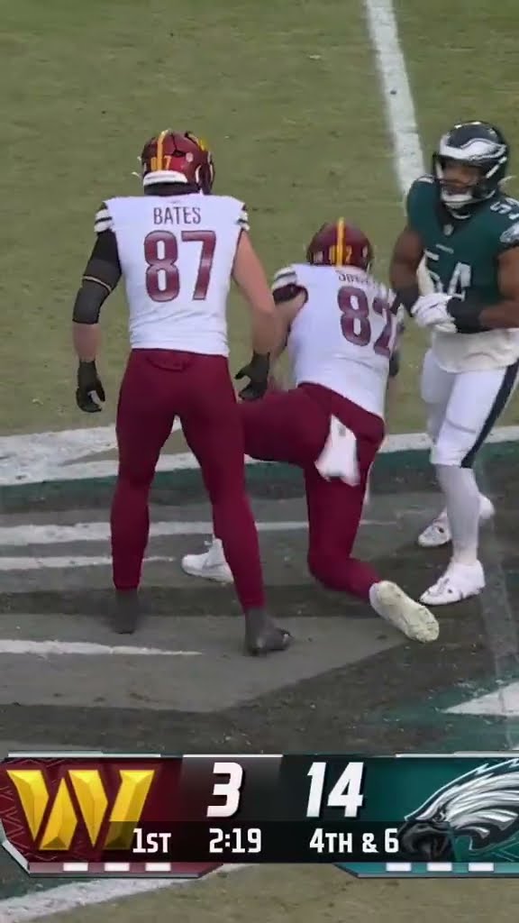 huge play #tressway ? #washington #commanders #nfl #nflplayoffs