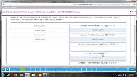 correction ccna3 Examen de fin de chapitre 8  v6
