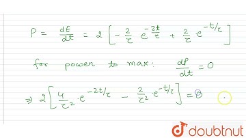 An LR series circuit has L=1 H and R=1 Omega.It is connected across an emf of 2 V.The maximum ra...