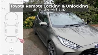 Toyota MyT app: Remote Locking, Unlocking & Warnings Unlocked