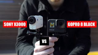GoPro 8 Black vs Sony X3000! Сравнение!