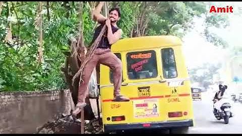 Viral Video  - Indian Monkey Boy - Climb on Tree