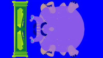 HICKORY DICKORY DOCK ( GREEN SCREEN ELEPHANT ) ALL MIRRORS + COLOR INVERSION ( AMAZING ELEPHANT )