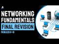 Networking Fundamentals Final Exam Revision | Modules 11–13 | جزء المسائل