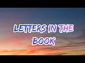 Letters in the Book : Lyrics