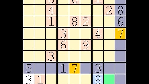 How to Solve Washington Times Sudoku Difficult  24 May, 2024