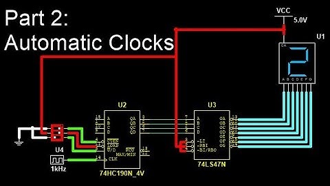 NI Multisim: Automatic 7 Segment Counter Part 2 | Bits4Bots LLC