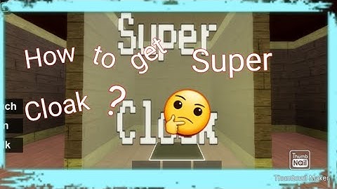 How to get Super Cloak in Piggy Roleplay (w.i.p)?