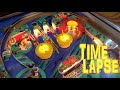 Time Lapse Of Shopping Out A 1976 Williams SPACE ODYSSEY Pinball Machine Playfield - Part 1
