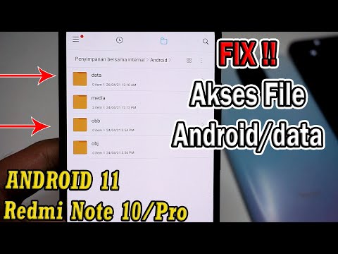 Cara fix Akses  Pindahkan File sistem data di Android 11 File Manager Redmi Note 10 / Pro