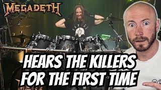 Drummer Reacts To - Megadeth Drummer Hears Mr Brightside For The First Time Hearing Reaction