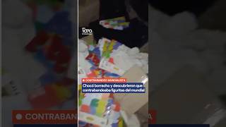 Manejaba borracho, volcó y descubrieron que contrabandeaba figuritas del mundial