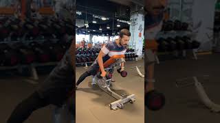 Seated row dumbbell بيطان سحب دامبلز زاوية مائلة