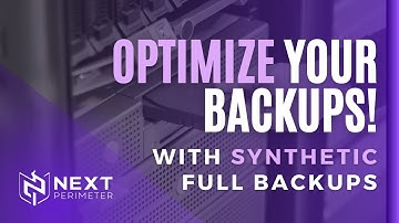 How a Synthetic Full Backup Can Optimize Your Backups