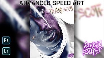 Advanced Photoshop Speed Art - Travis Scott