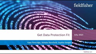 Get Data Protection Fit: Data Reform Bill in 20 minutes
