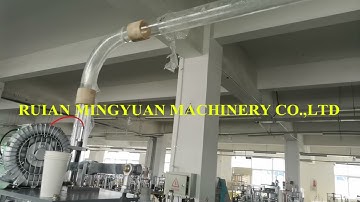 ultrasonic heater paper cup machine with counting system test double pe coated paper for Oman client