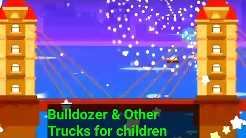 Construction Vehicles Song for Kids 🚛 Excavator, Bulldozer & Other Trucks for children - HeyKids