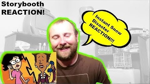 Instant Snow Disaster REACTION!!! storybooth REACTION!!