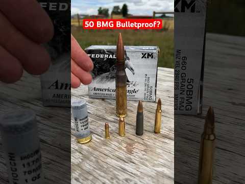 Is 50BMG Bulletproof? #gun #tactical #civtac #50bmg