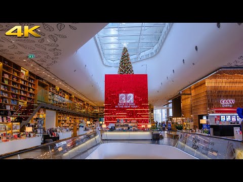 【4K】Most Beautiful Bookstore in Bangkok - Open House Central Embassy