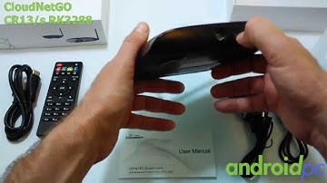 Unboxing TV Box RK3288 CR13S Cloudnetgo RK3288
