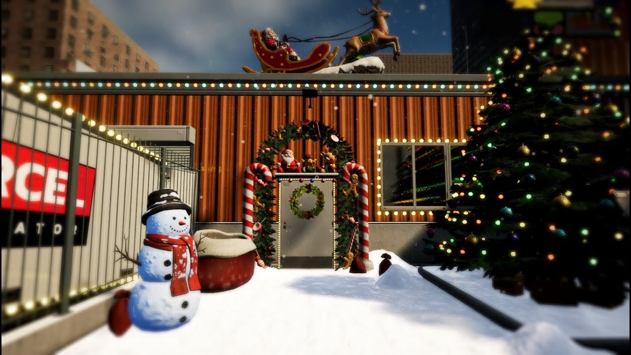 Новогоднее Обновление-Parcel Simulator #3