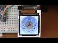 Full color analog clock with Arduino and ILI9163c display
