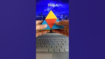 Pyramorphix Solving Starts - Step 1 👍🙋‍♀️ #cubeshorts #rubikscube #popular