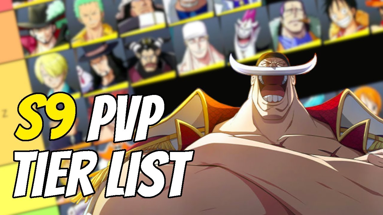 PVP TIER LIST Season 9 One Piece Fighting Path YouTube
