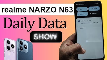 realme narzo n63 me daily data use kaise dekhe | how to enable daily data used realme narzo n63