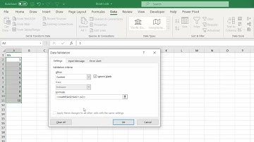 Excel Tips and Tricks #71 Prevent Duplicate Entries in Excel with Data Validation