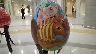 #kyiv #Exhibition of Easter eggs in the shopping center #Gulliver. May 2024