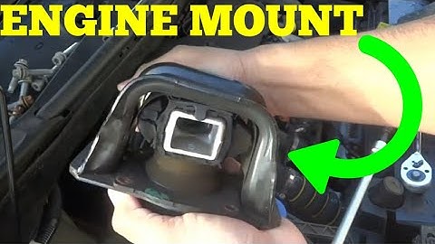 How to change Peugeot 307/Peugeot partner/ Citroen berlingo engine mount
