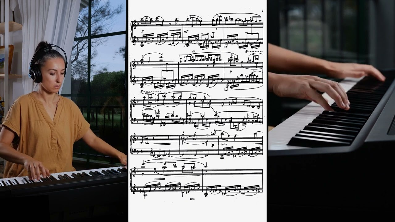 Day by day practice of Sergei Rachmaninoff Daisies, Op. 38, No. 3 using inner hearing, movement and technical refinement.